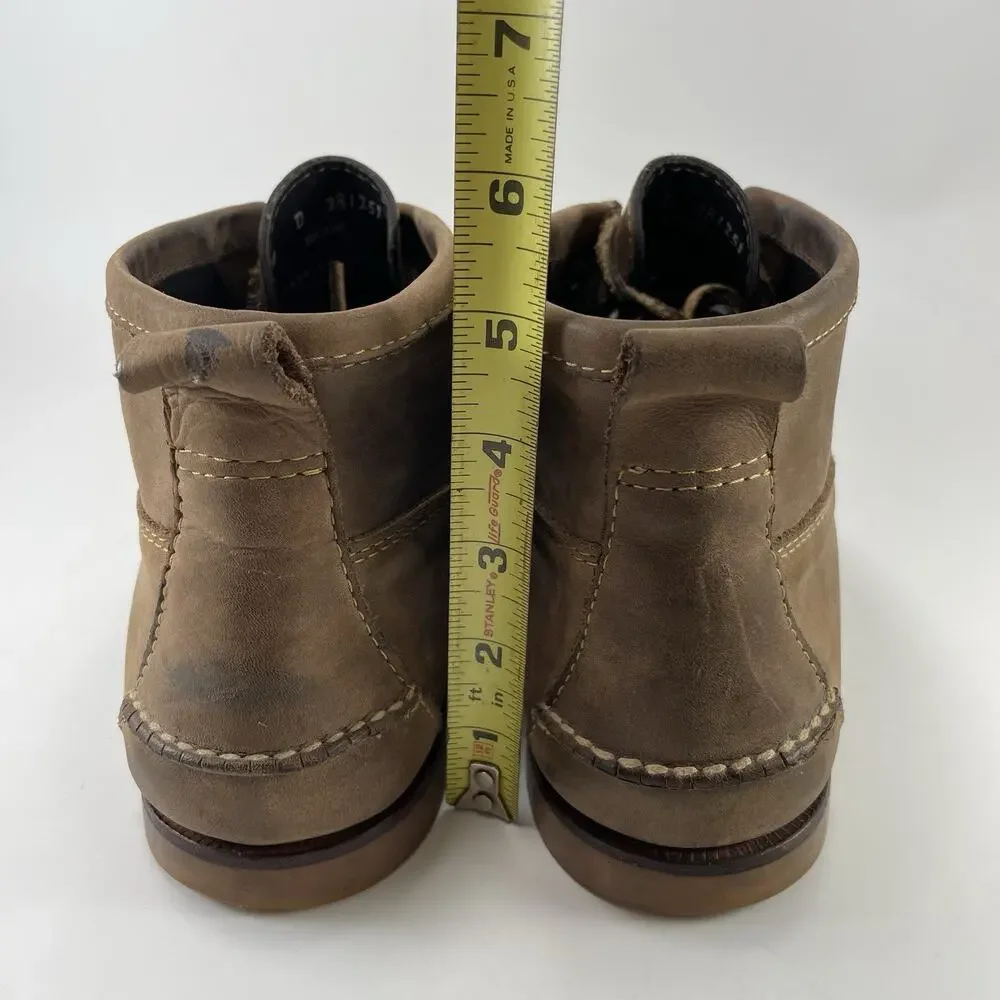 L.L. Bean Jackman Ranger Leather Moc Toe Ankle Chukka Boots Mens Size 10 D